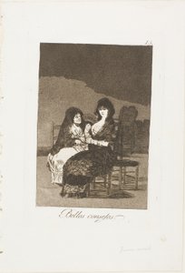 Enseignements jolis, planche 15 de Los Caprichos