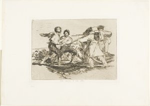 À tort ou à raison, planche deux de Les Désastres de la guerre - Francisco Jose de Goya y Lucientes