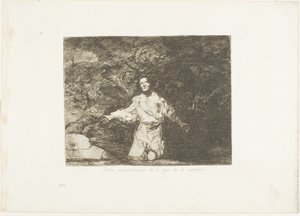 Tristes pressentiments de ce qui va arriver, planche une de Les Désastres de la Guerre - Francisco Jose de Goya y Lucientes