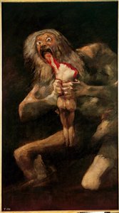 Saturne dévorant son fils - Francisco Jose de Goya y Lucientes