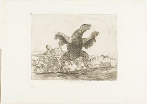 Le Vautour carnivore, planche 76 des Désastres de la guerre - Francisco Jose de Goya y Lucientes