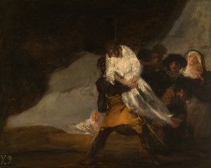 Le moine pendu - Francisco Jose de Goya y Lucientes