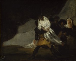 Le Moine pendu - Francisco de Goya