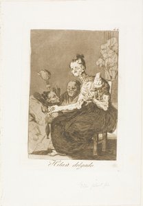 Ils filent finement, planche 44 de Los Caprichos - Francisco Jose de Goya y Lucientes