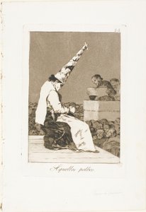 Ces grains de poussière, planche 23 de Los Caprichos