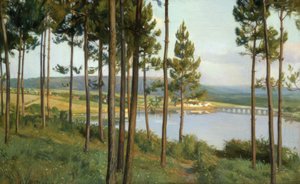 La Ria del Burgo, huile sur toile