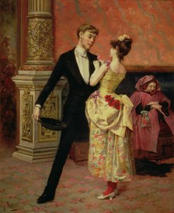 Le Foyer du Lyceum Theatre - Francisco Masriera y Manovens