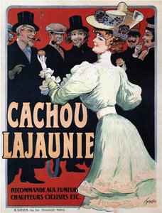 Cachou Lajaunie. Recommandé aux fumeurs, chauffeurs, cyclistes, etc.