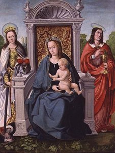 Madone et enfant avec sainte Catherine et saint Jean l