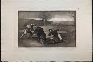Corridas : Une autre façon de chasser à pied, 1876 - Francisco de Goya
