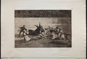 Corridas : La mort de Pepe Illo 2e composition, 1876 - Francisco de Goya