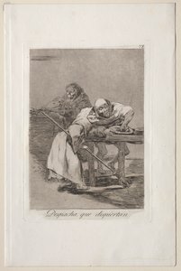 Caprices : Dépêche-toi, ils se réveillent - Francisco de Goya