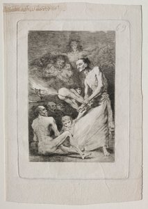 Caprichos : Souffle, vers 1799