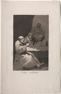 Caprichos : Ils sont chauds. - Francisco de Goya