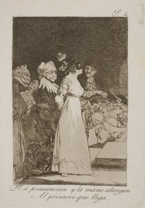 Ils disent oui et se marient avec le premier venu - Francisco de Goya