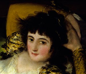 Détail de « La maja vestida »