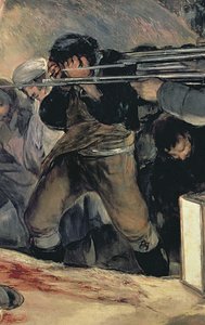Exécution des défenseurs de Madrid, 3 mai 1808, 1814 (détail) - Francisco de Goya