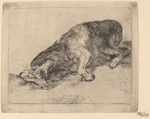 Fiero monstruo! (Monstre féroce!) - Francisco de Goya