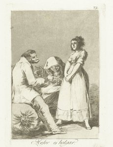Il vaut mieux être paresseux - Francisco de Goya