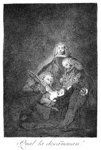 Comment ils la plument!, 1799 - Francisco de Goya