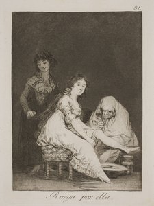 Elle prie pour elle