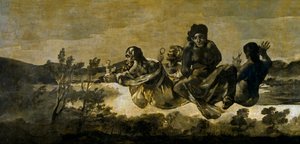 Les Moires (les Parques) Atropos - Francisco de Goya
