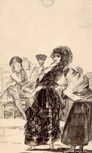 Los caprichos : "Que Dieu lui pardonne, elle était sa mère" - Francisco de Goya