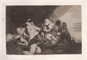 On ne peut pas regarder - Francisco de Goya