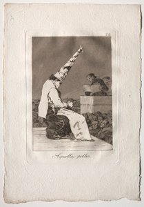 Ochenta Caprichos: Aquellos Polbos - Francisco de Goya