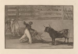Origine des harpons ou banderilles - Francisco de Goya