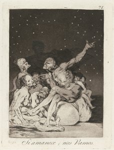 Si amanece; nos vamos - Francisco de Goya
