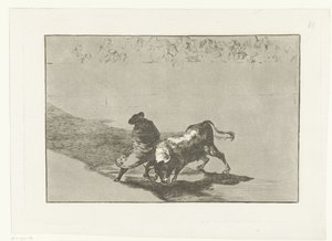 Toreador dans une arène (La Tauromaquia) - Francisco de Goya