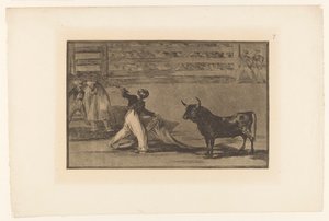 Stierenvechter met banderilla - Francisco de Goya