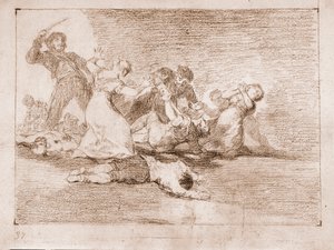 Les Désastres de la guerre : Profit infâme