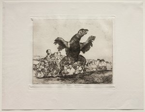 Les horreurs de la guerre : Un vautour carnivore - Francisco de Goya
