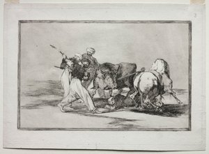 Les Maures installés en Espagne, abandonnant les superstitions du Coran, ont adopté cet art..., 1815-1816
