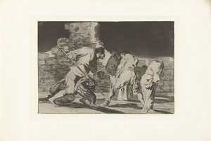 Folie furieuse (Los Disparates, Los Proverbios) - Francisco de Goya