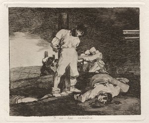 Y no hai remedio - Francisco de Goya