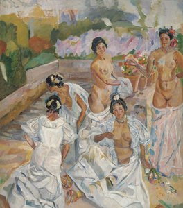 Le Bain (Séville) - Francisco de Iturrino
