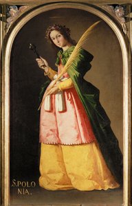 Sainte Apollonie ... - Francisco de Zurbaran