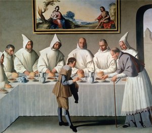 Saint Hugues de Cluny (1024-1109) dans le Réfectoire des Chartreux, 1633
