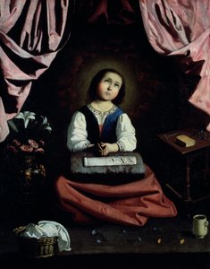 La Jeune Vierge, vers 1632-33 - Francisco de Zurbaran