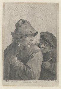 Deux paysans - Franciscus van der Steen