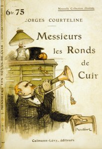 Couverture de "Messieurs les ronds de cuir" par Georges Courteline, vers 1908