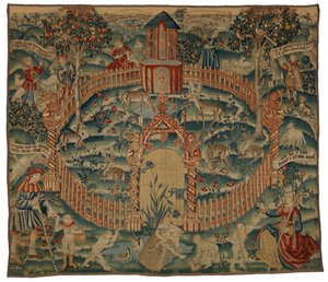 Tapisserie, Parc aux Cerfs, flamande ou française, fabriquée c.1500