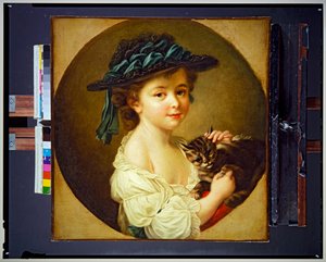 Fille avec Chat