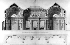 Conception pour la galerie de Lansdowne House, Londres