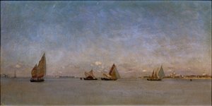 Ausgang des Canal Grande, Venedig