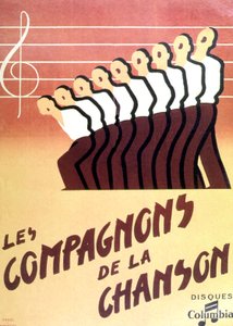 "Les Compagnons de la chanson" - Francois emile Popineau
