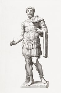 Empereur romain Marc Aurèle. Portrait.